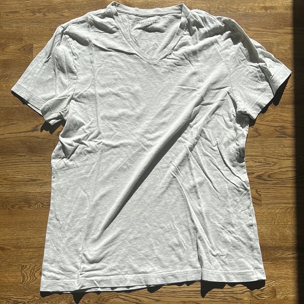 J Crew Men’s light grey Sz small t-shirt
